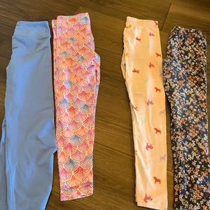 Lot of Girls' Leggings size 7/8